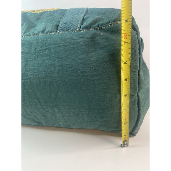 Harrods Knightsbridge Green Travel Duffel Bag Large Tote Weekender Carry-On - Picture 13 of 16